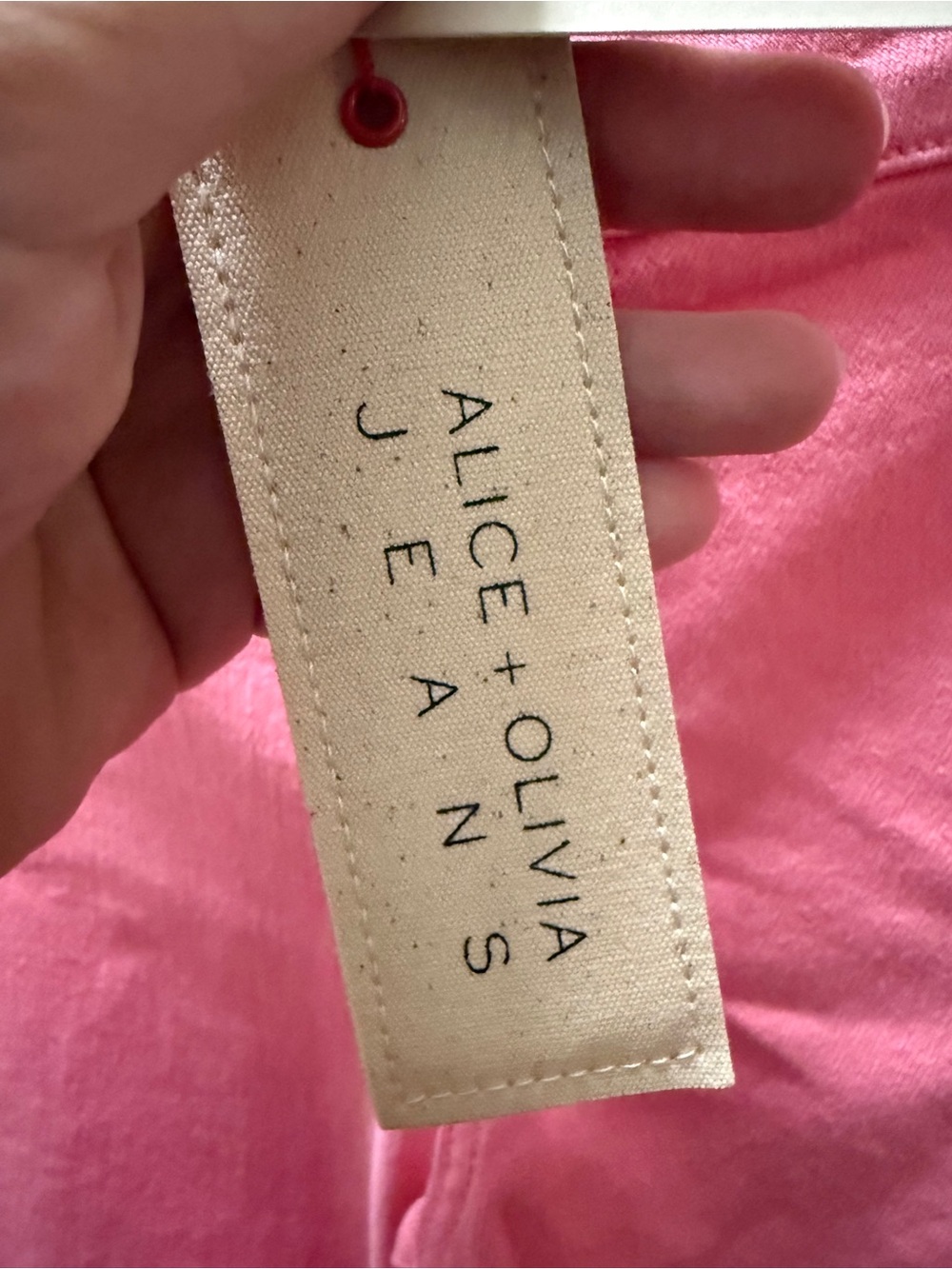 Alice + Olivia Primrose Pink Straight-Leg Pants - Picture 7 of 12